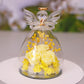 Eternal Flower Gift Box Angel Glass Cover Dried Rose Gift Box Home Decor