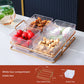 European Style Luxury Plastic Pane Fruit Dish Snack Dish Tea Dim Sum Dried Fruit Candy Ktv High Value Simple