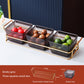 European Style Luxury Plastic Pane Fruit Dish Snack Dish Tea Dim Sum Dried Fruit Candy Ktv High Value Simple