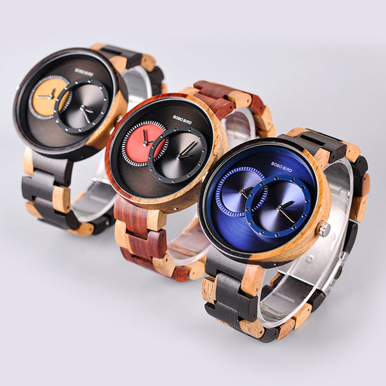 BOBO BIRD Thin Men Watch Original Wood Watches