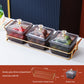 European Style Luxury Plastic Pane Fruit Dish Snack Dish Tea Dim Sum Dried Fruit Candy Ktv High Value Simple