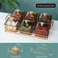 European Style Luxury Plastic Pane Fruit Dish Snack Dish Tea Dim Sum Dried Fruit Candy Ktv High Value Simple