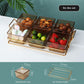 European Style Luxury Plastic Pane Fruit Dish Snack Dish Tea Dim Sum Dried Fruit Candy Ktv High Value Simple