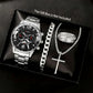 Business-Style Sophisticated Watch Set For Men