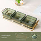 European Style Luxury Plastic Pane Fruit Dish Snack Dish Tea Dim Sum Dried Fruit Candy Ktv High Value Simple