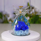 Eternal Flower Gift Box Angel Glass Cover Dried Rose Gift Box Home Decor