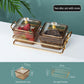 European Style Luxury Plastic Pane Fruit Dish Snack Dish Tea Dim Sum Dried Fruit Candy Ktv High Value Simple