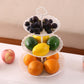Household Fruit Plate Three-Layer Fruit Platter Creative Snack Plate Multi-Functional Living Room Candy Plate Melon Seeds Snack Tray