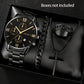 Business-Style Sophisticated Watch Set For Men