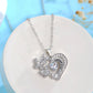 Ins Butterfly Love Necklace With Rhinestones Fashion Personality