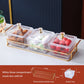 European Style Luxury Plastic Pane Fruit Dish Snack Dish Tea Dim Sum Dried Fruit Candy Ktv High Value Simple