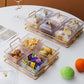 European Style Luxury Plastic Pane Fruit Dish Snack Dish Tea Dim Sum Dried Fruit Candy Ktv High Value Simple