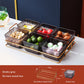 European Style Luxury Plastic Pane Fruit Dish Snack Dish Tea Dim Sum Dried Fruit Candy Ktv High Value Simple
