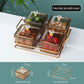 European Style Luxury Plastic Pane Fruit Dish Snack Dish Tea Dim Sum Dried Fruit Candy Ktv High Value Simple