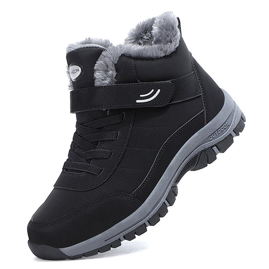 Rubber sole anti slip warm cotton shoes snow boots