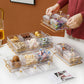 European Style Luxury Plastic Pane Fruit Dish Snack Dish Tea Dim Sum Dried Fruit Candy Ktv High Value Simple