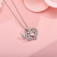 Ins Butterfly Love Necklace With Rhinestones Fashion Personality