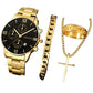 Business-Style Sophisticated Watch Set For Men