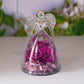 Eternal Flower Gift Box Angel Glass Cover Dried Rose Gift Box Home Decor
