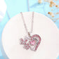 Ins Butterfly Love Necklace With Rhinestones Fashion Personality